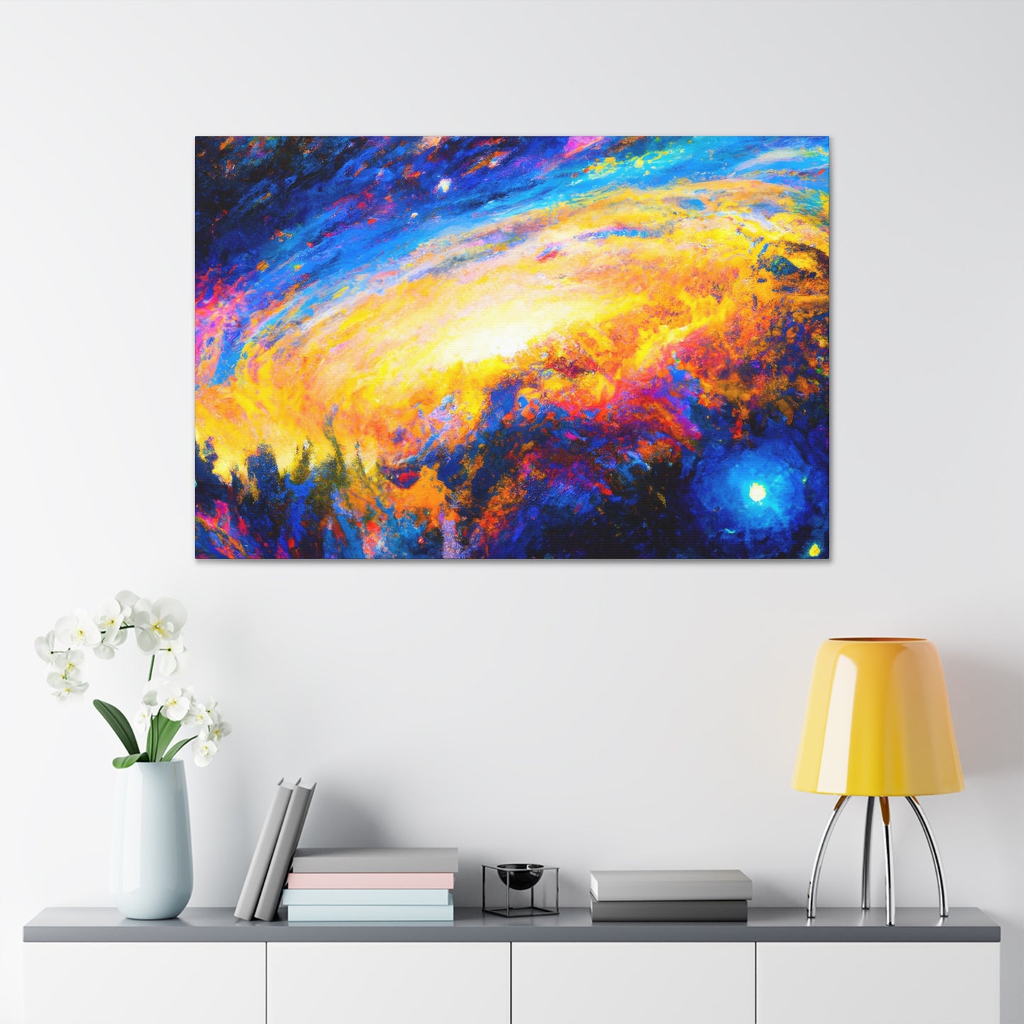 Cosmic Expressionist Dreamscape - Canvas