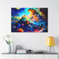 Cosmic Abstract Illumination - Canvas