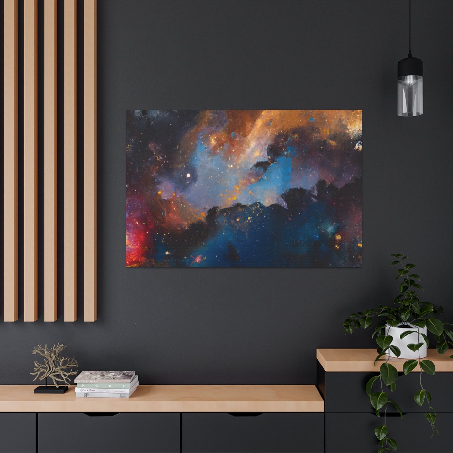 "Cosmic Void Exploration" - Canvas