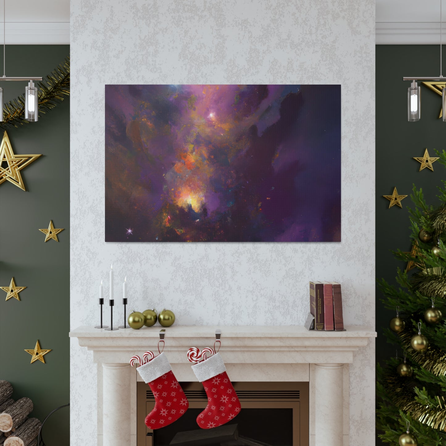 Interstellar Reflection Cosmos - Canvas