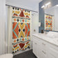 "Aztec Boho Chic Shower Curtain!" - Shower Curtain