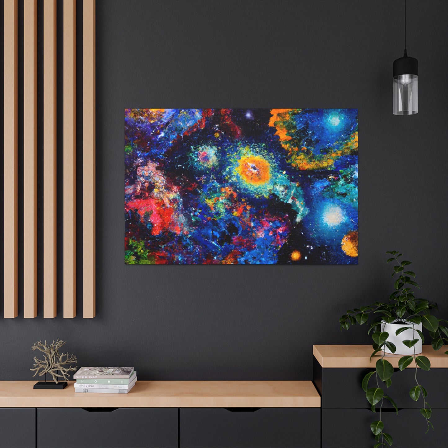 Mysterious Cosmic Propel - Canvas