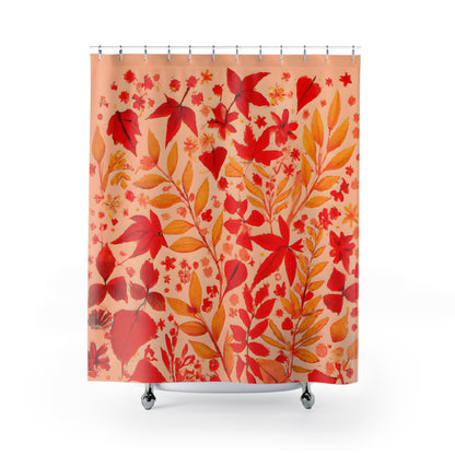 "Gorgeous Floral Nature Boho Shower Curtain" - Shower Curtain