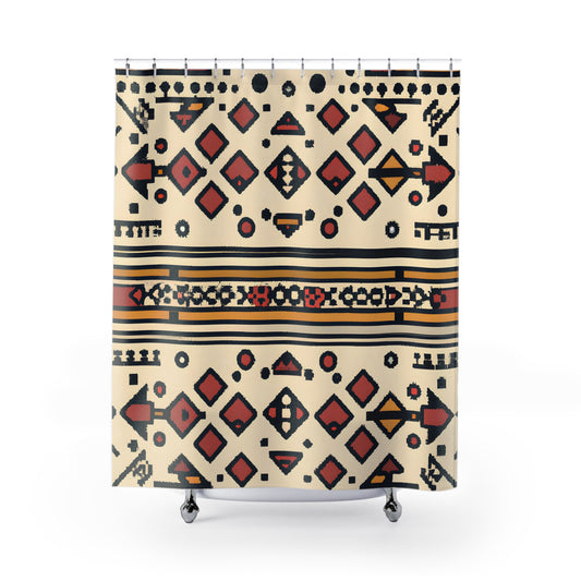 Aztec Boho Shower Curtain: Wow! - Shower Curtain