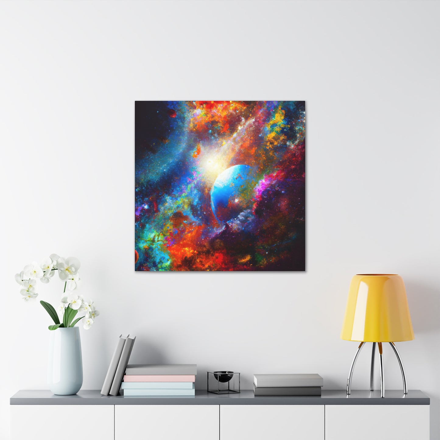 Ethereal Cosmic Immersion - Canvas