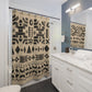 Aztec Boho Shower Curtain - Get Noticed! - Shower Curtain