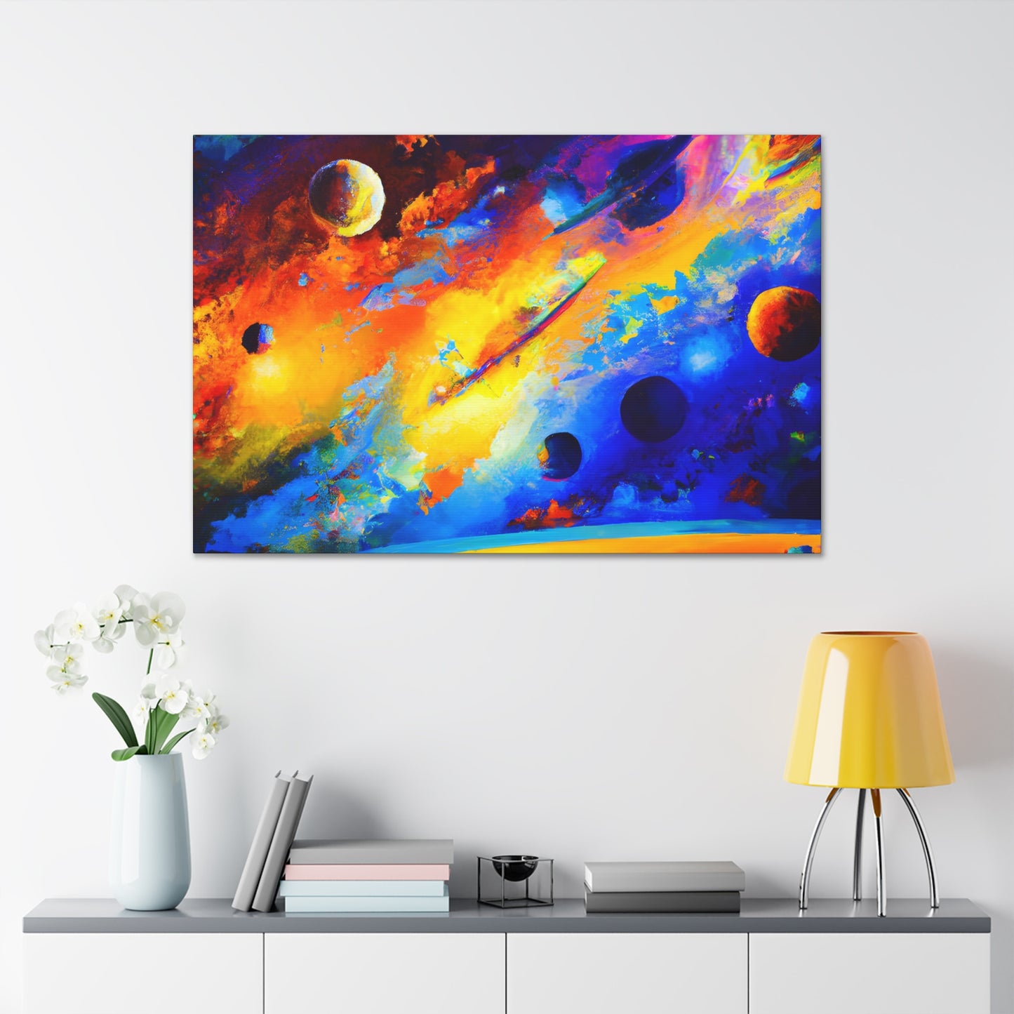 Cosmic Dreamscape Vision - Canvas