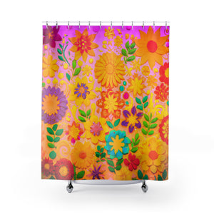 "Nature-Inspired Boho Shower Curtains" - Shower Curtain