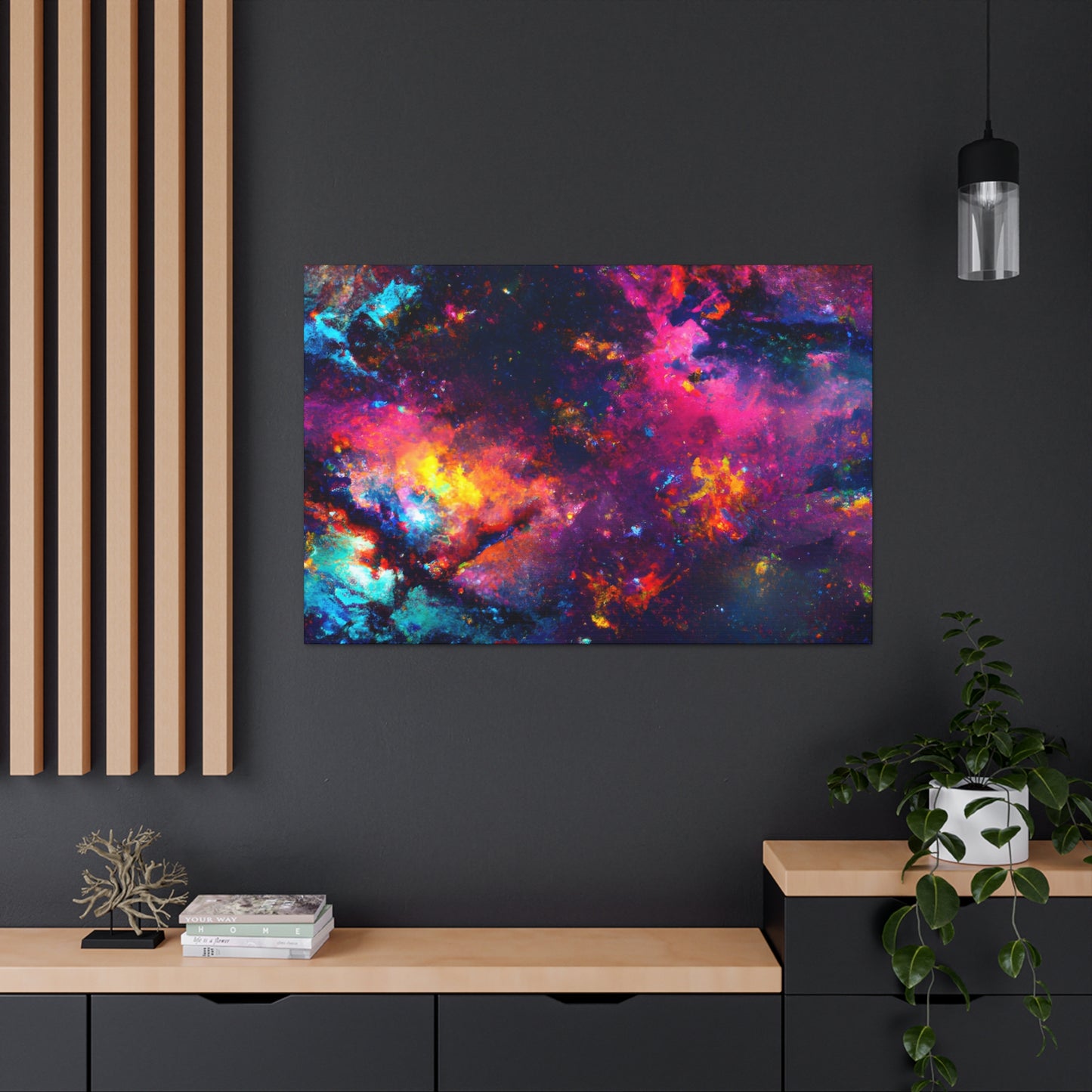 "Cosmic Whirlpool Dreamscape" - Canvas