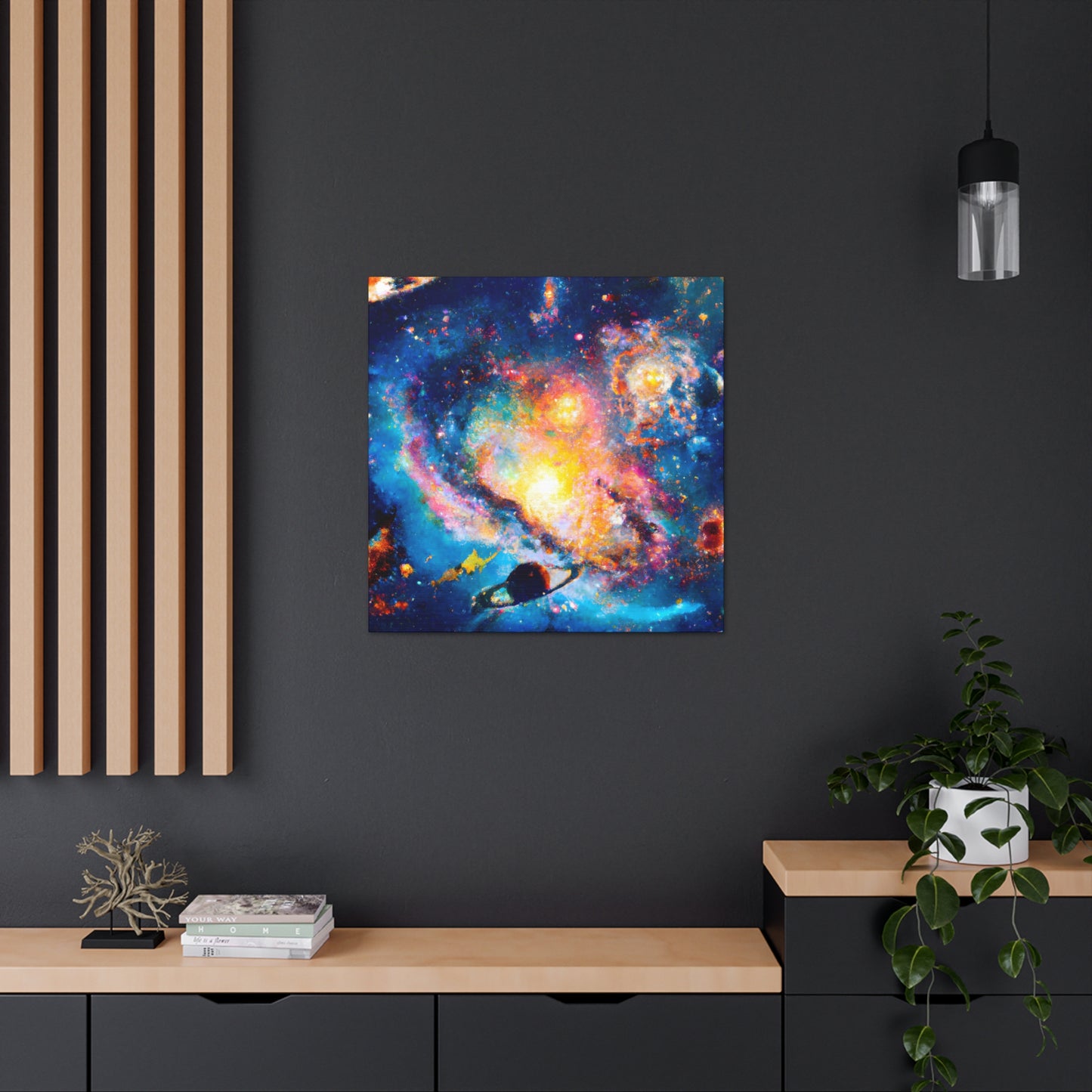 Cosmic Dreamscape Maze - Canvas