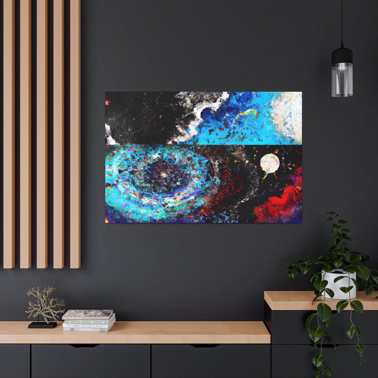 Celestial Dreamscape Portrait - Canvas