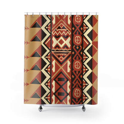 Beautiful Aztec Boho Shower Curtain - Shower Curtain