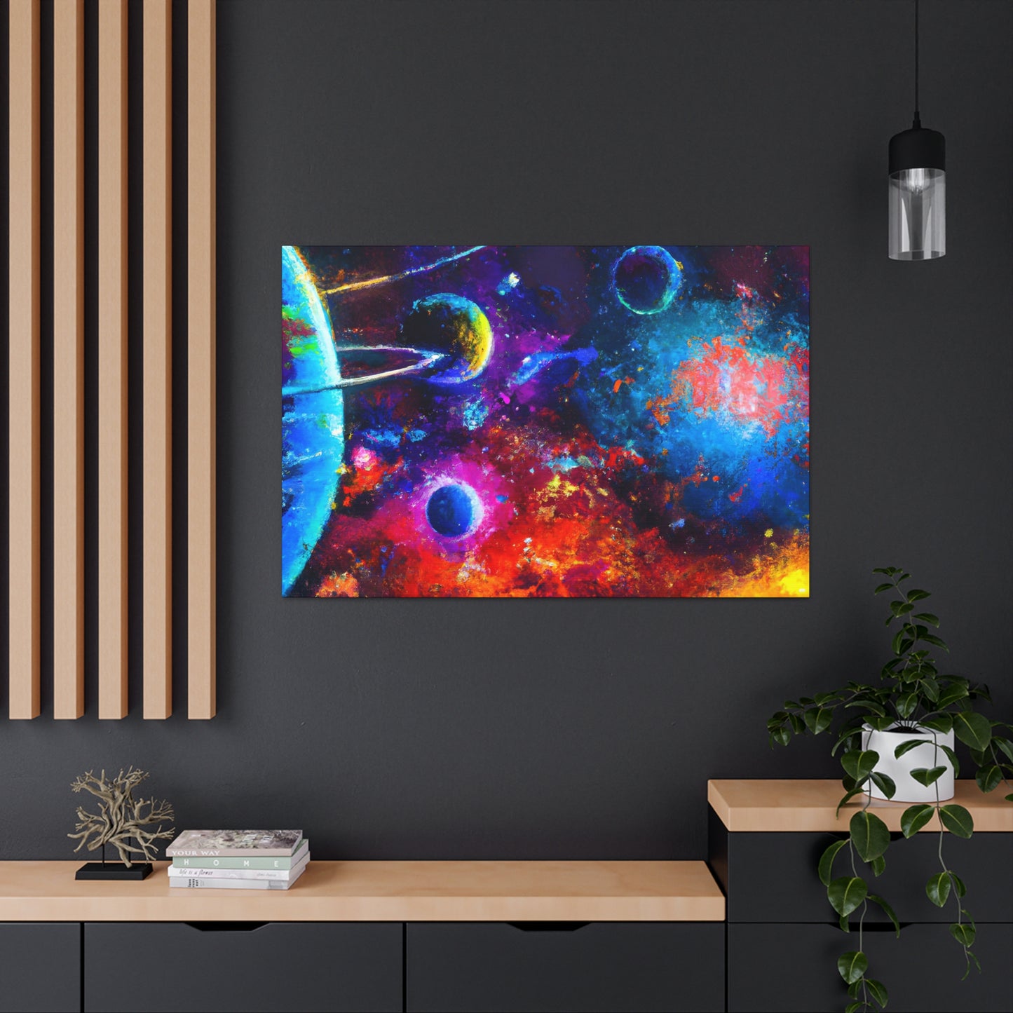 "Night Cosmic Anomaly" - Canvas