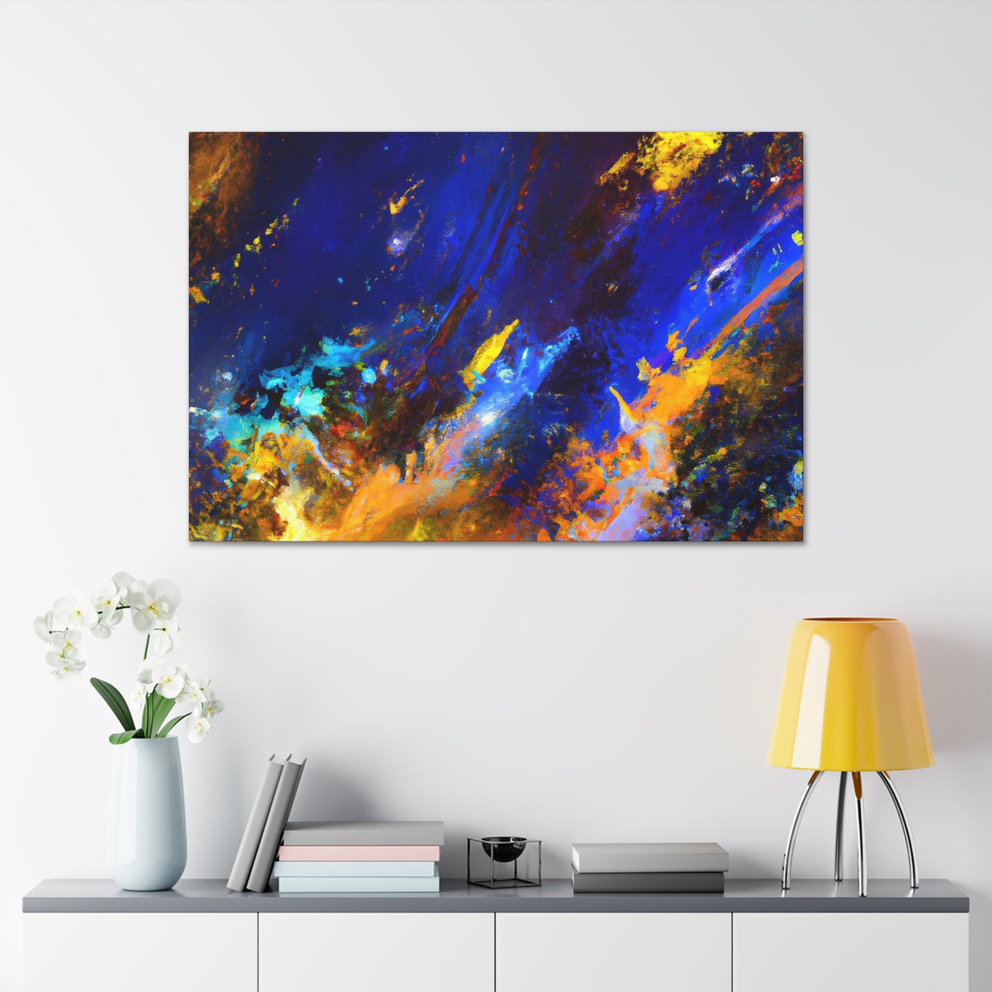 "Cosmic Embrace Mystery" - Canvas