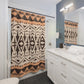 Aztec Boho Shower Curtains: Chic Bohemian Look - Shower Curtain