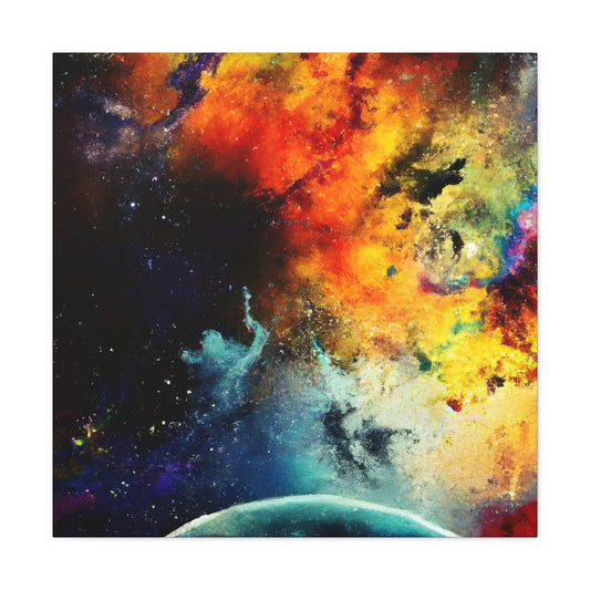 Cosmic Dreamscape Vista - Canvas