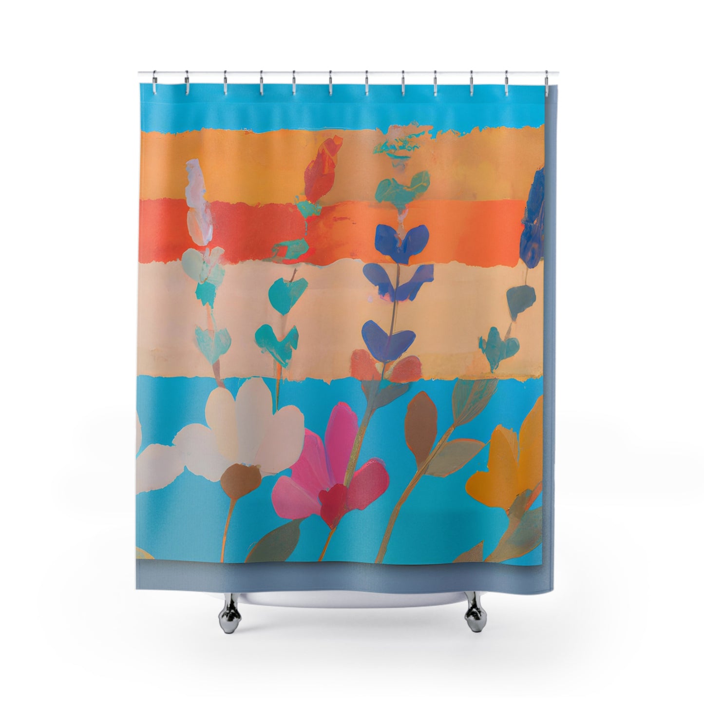 "Bohemian Floral Shower Curtains: Nature Splendor" - Shower Curtain