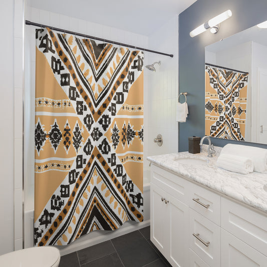 "Aztec Bohemian Shower Curtain - Chic!" - Shower Curtain