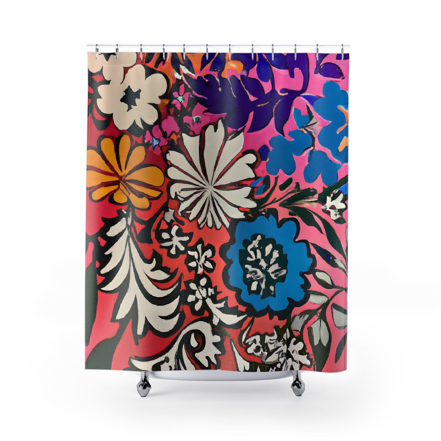 Boho Floral Nature Shower Curtain - Shower Curtain