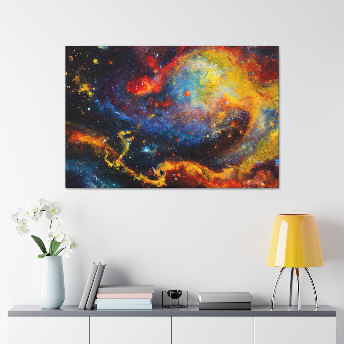 "Galactic Dreamscape Vision" - Canvas