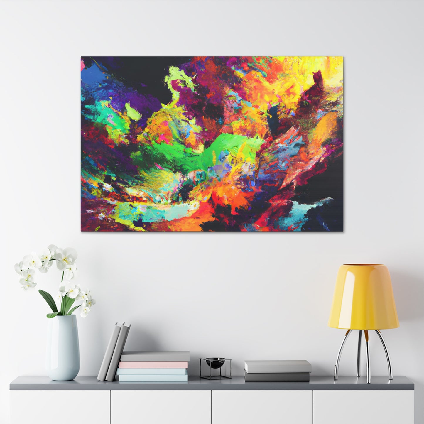 Interstellar Dreamscape Vortex - Canvas