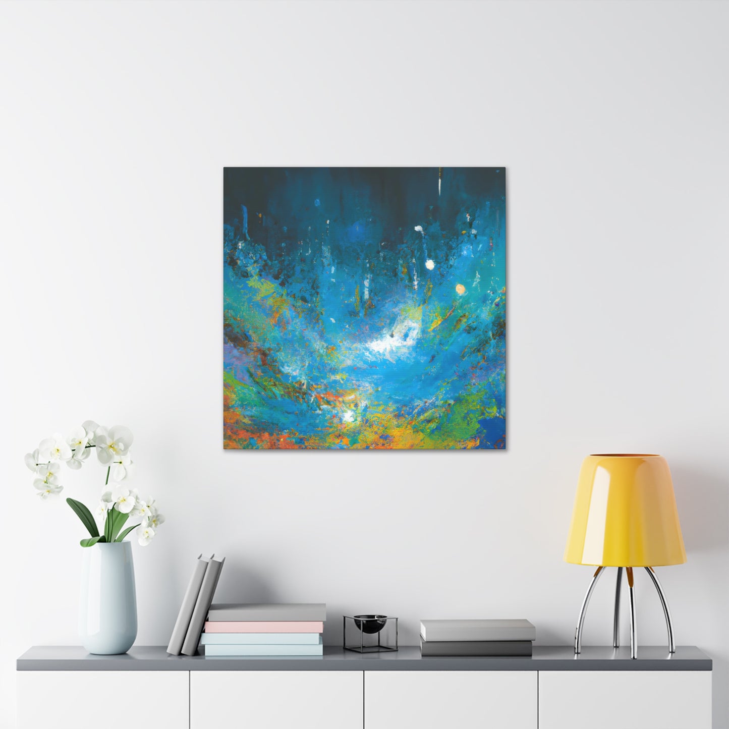 "Intergalactic Enigmascape" - Canvas