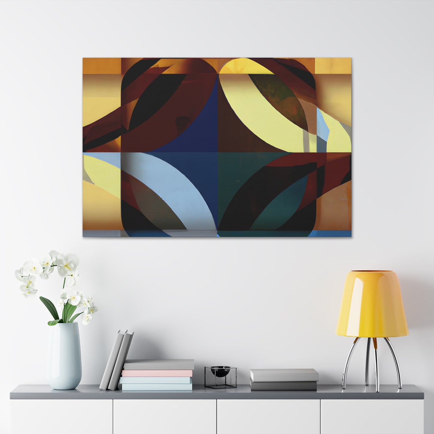 "Flamma Viva Oro" - Canvas