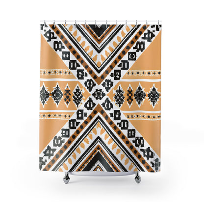 "Aztec Bohemian Shower Curtain - Chic!" - Shower Curtain