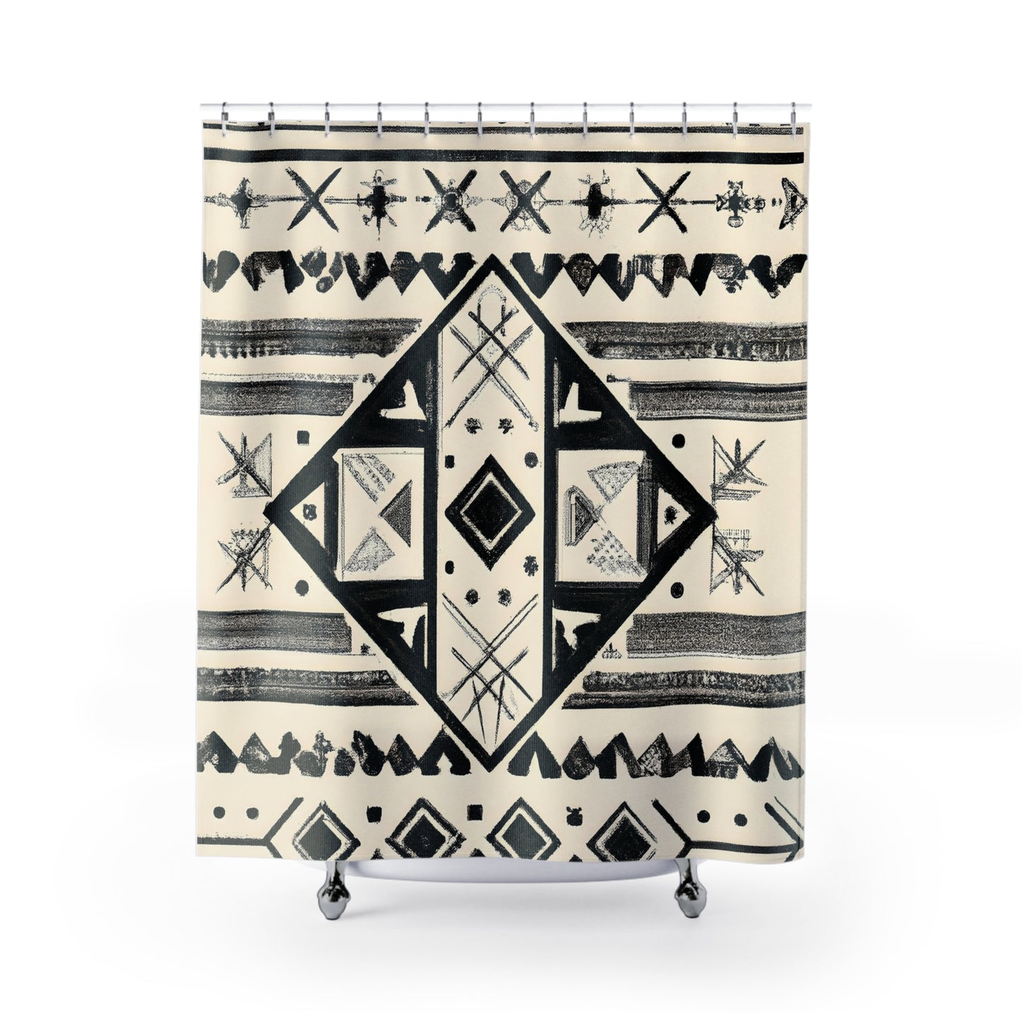 "Aztec Dream Boho Shower Curtain" - Shower Curtain