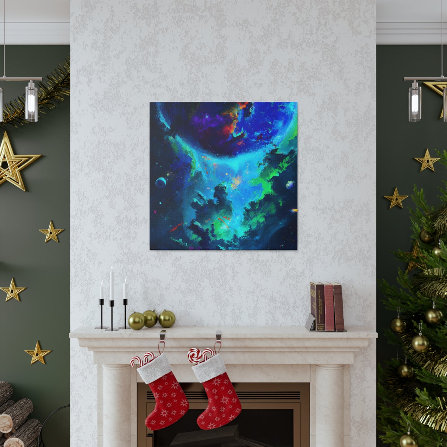 Cosmic Radiance Nebula - Canvas