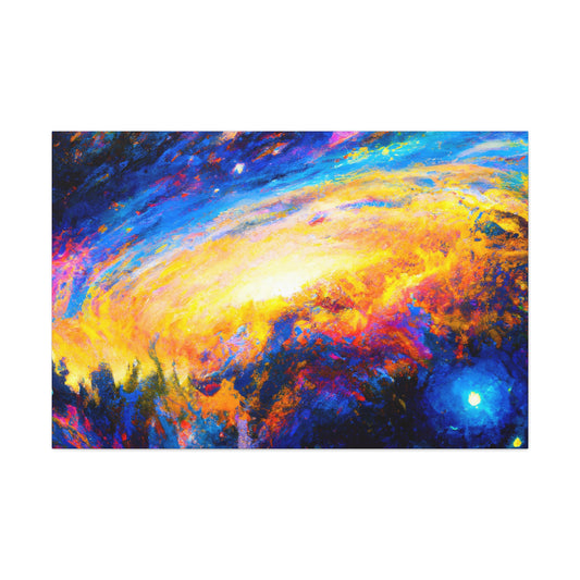 Cosmic Expressionist Dreamscape - Canvas