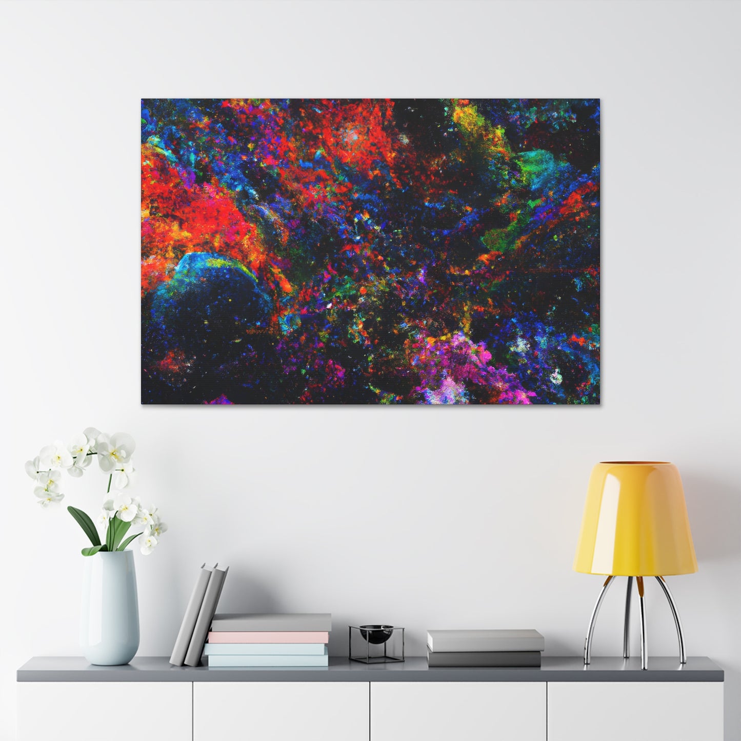 Cosmic Abstract Dreamscape - Canvas