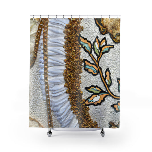 "Bohemian Floral Nature Shower Curtain” - Shower Curtain