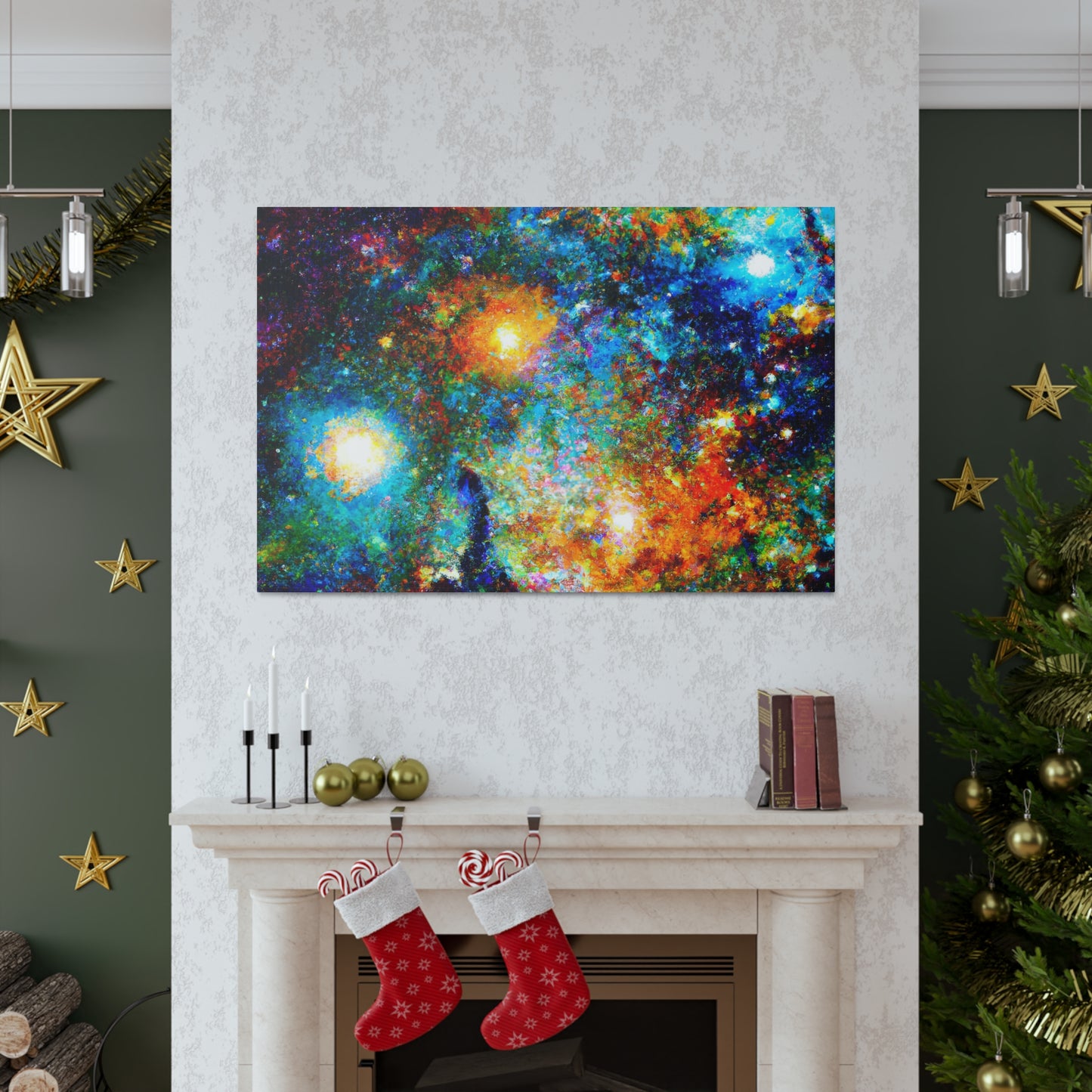 Mystic Stellar Maze - Canvas