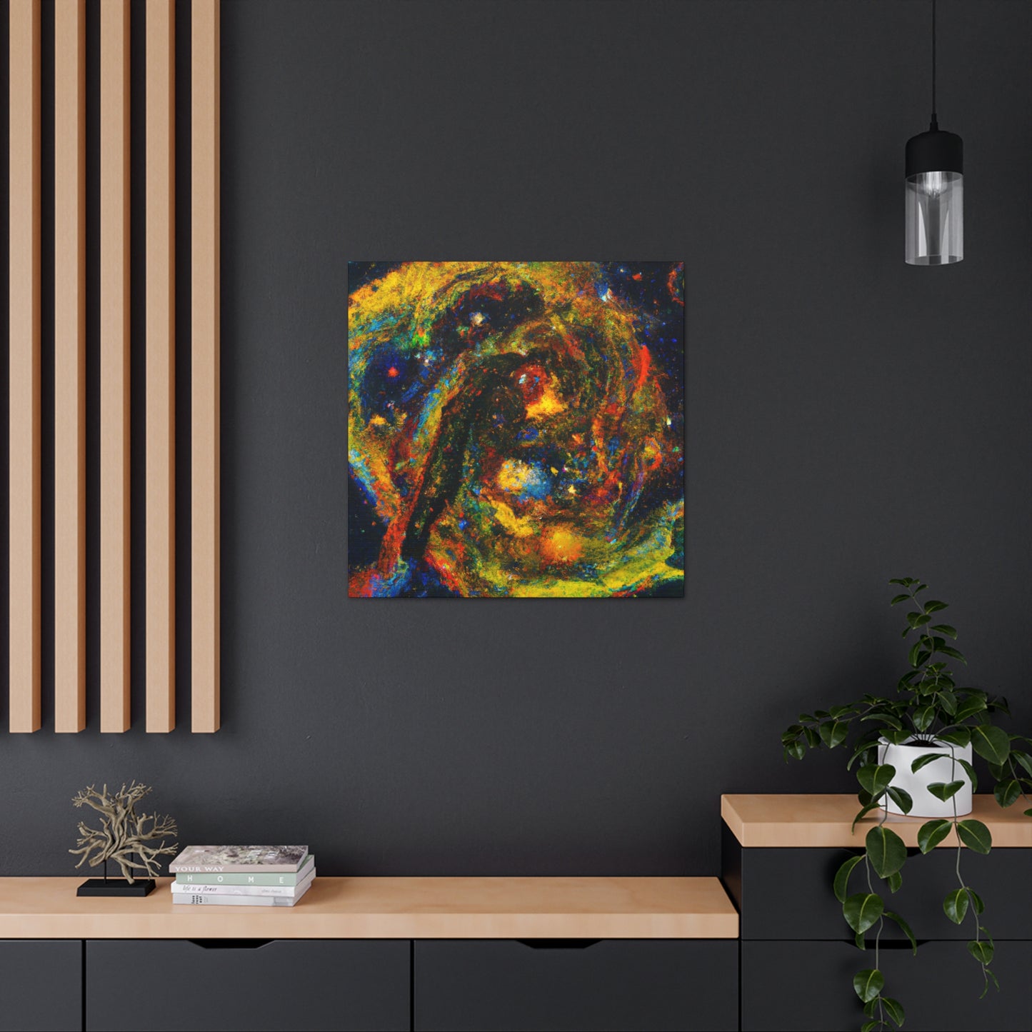 Cosmic Abstract Ambiguity - Canvas