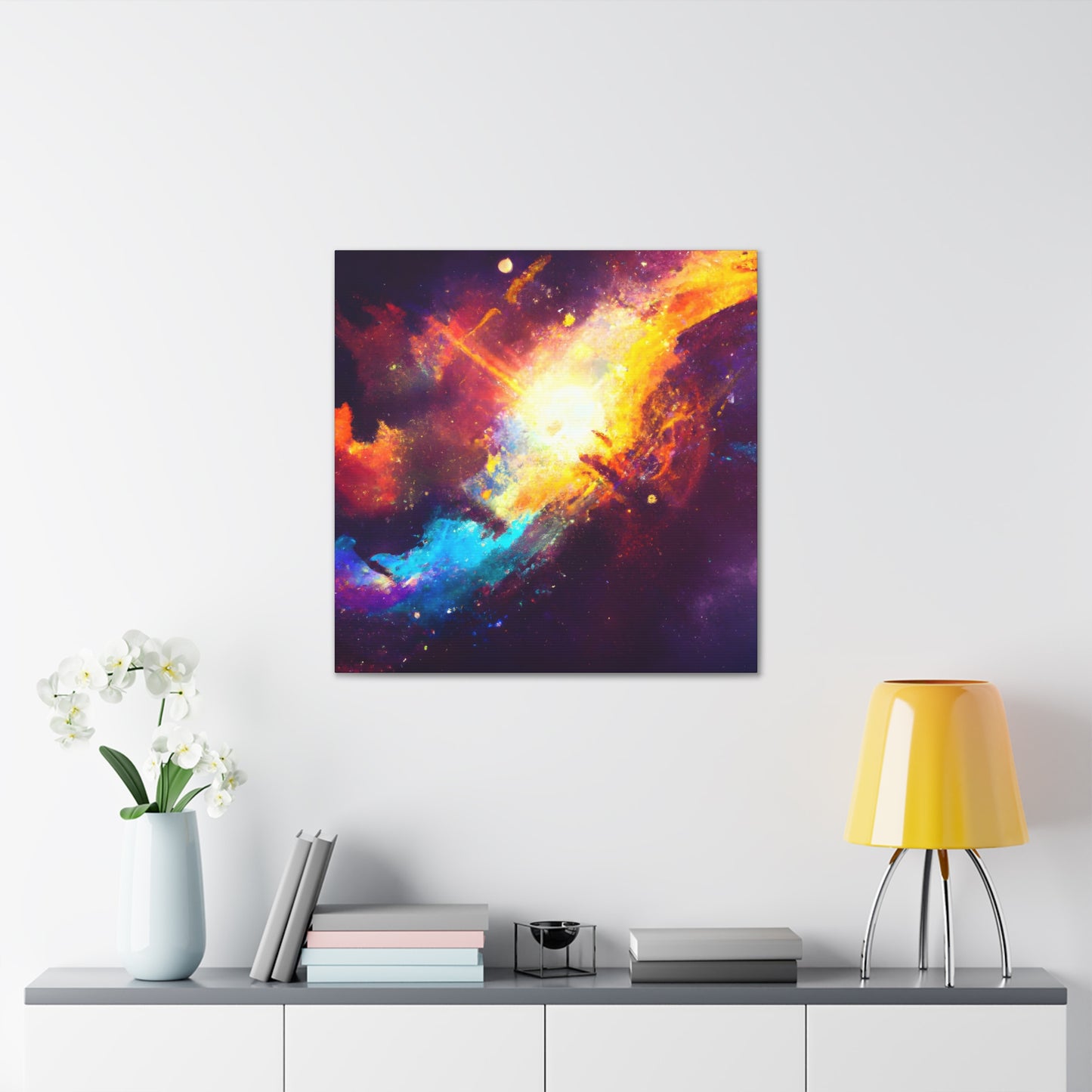 Celestial Cosmos Confluence - Canvas