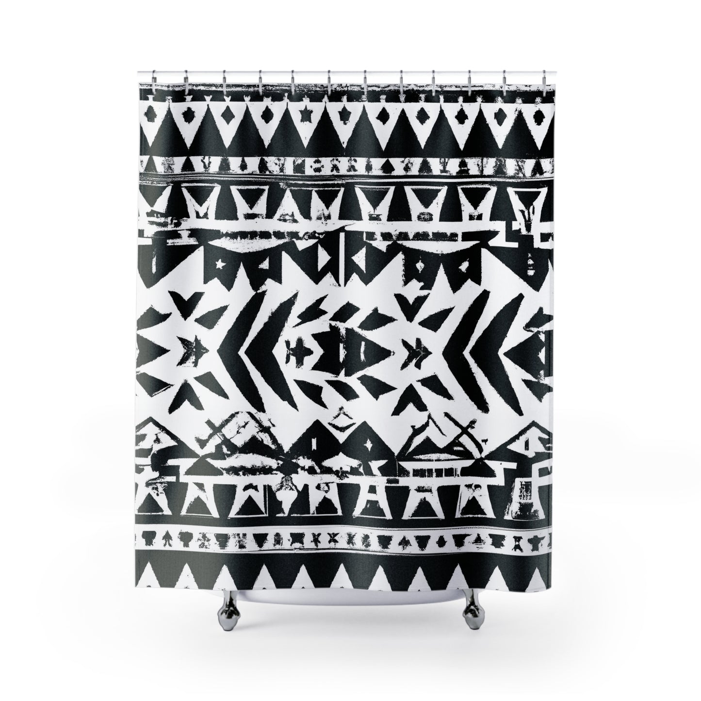 Aztec Boho Shower Curtain: Modern Bohemian! - Shower Curtain