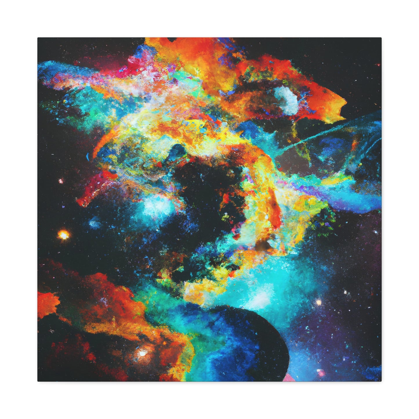 Cosmic Dreamscape Fusion - Canvas