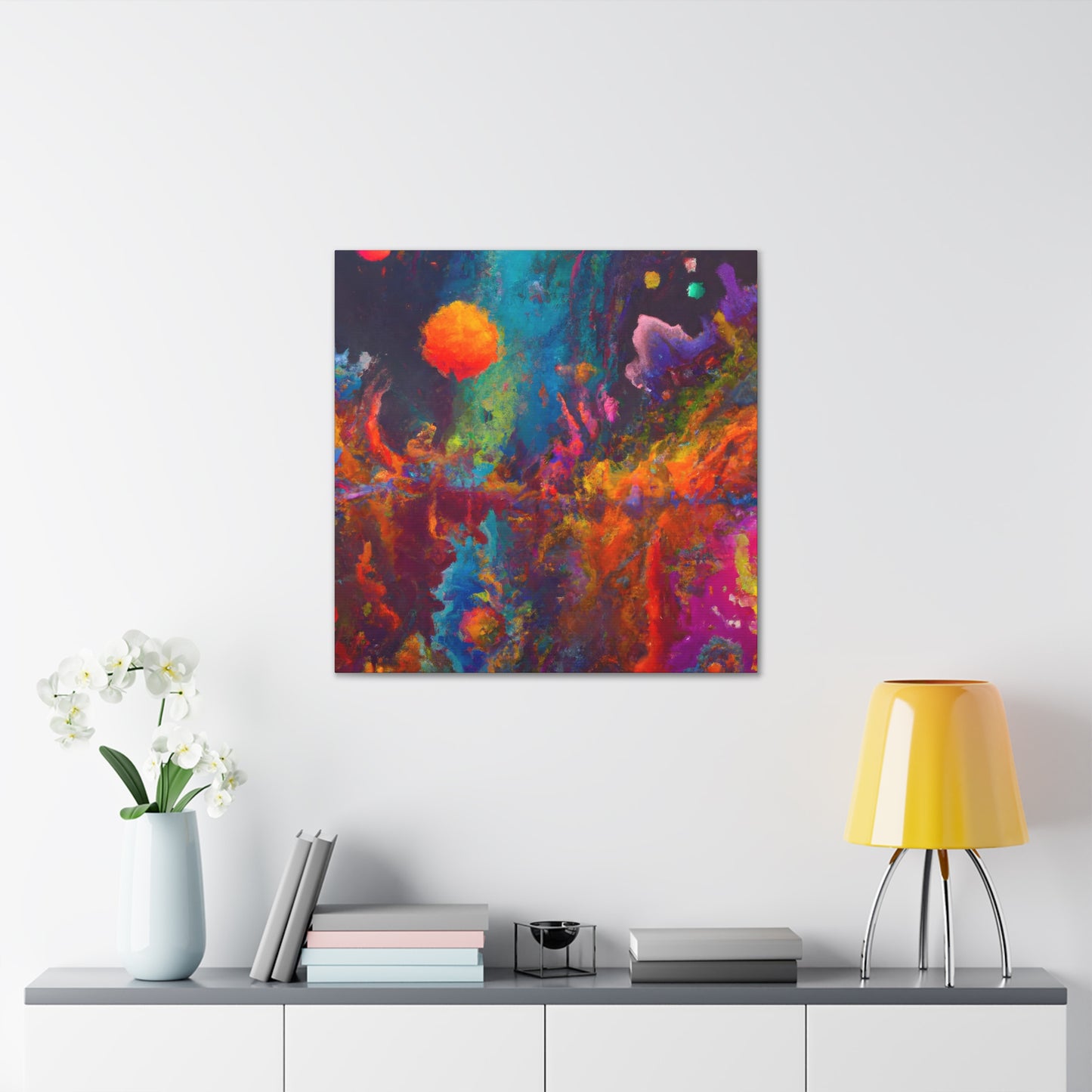 "Ethereal Cosmic Journey" - Canvas