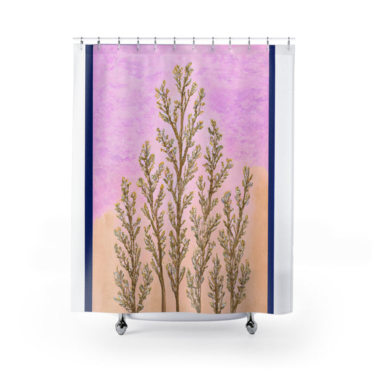 "Floral Boho Shower Curtain: Nature Style!" - Shower Curtain