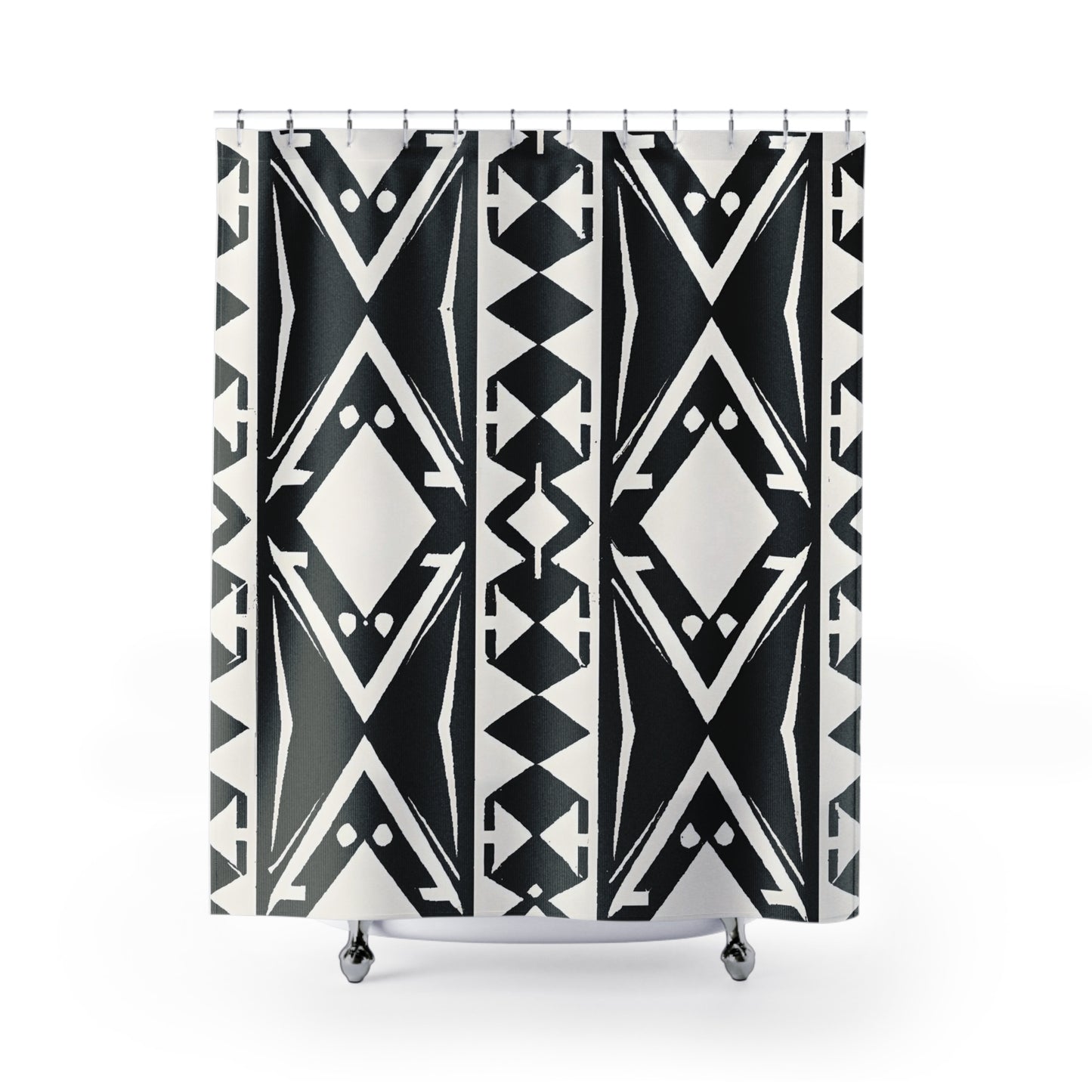 Aztec Boho Shower Curtain: Style - Shower Curtain