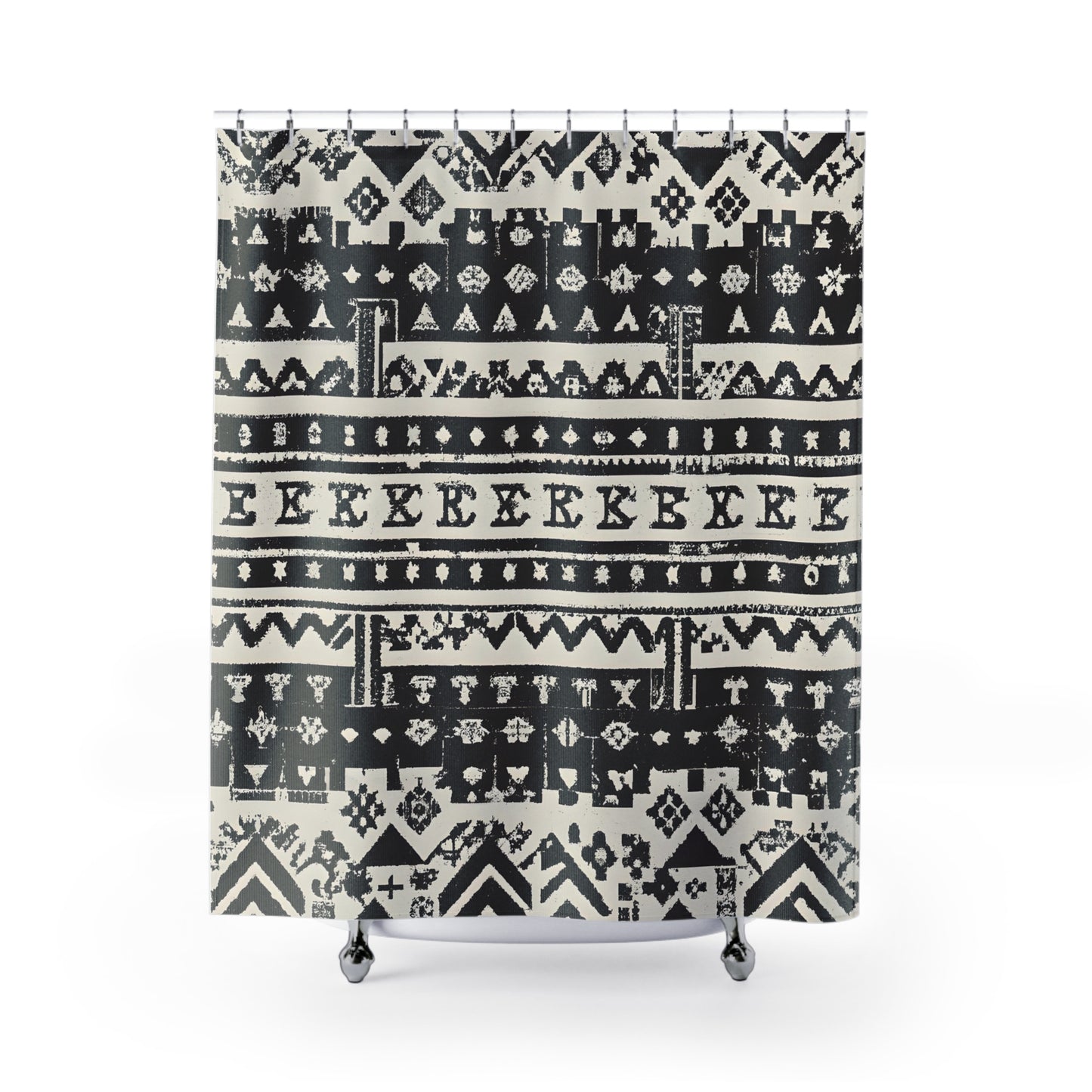 "Aztec-Inspired Boho Shower Curtain!" - Shower Curtain