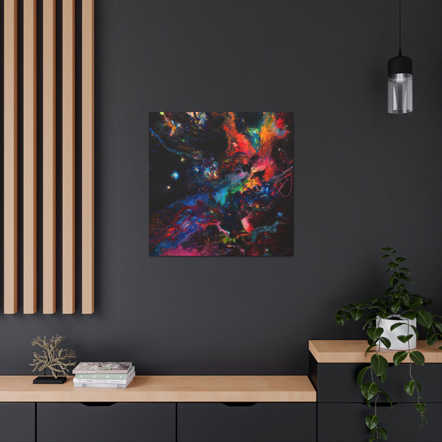 "Cosmic Haze Fantasia" - Canvas