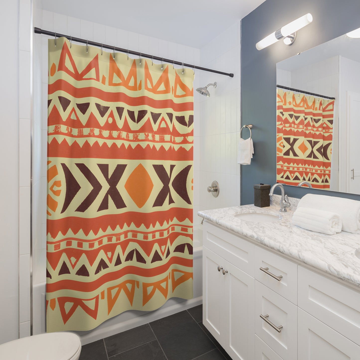 "Aztec Boho Dream Shower Curtain" - Shower Curtain