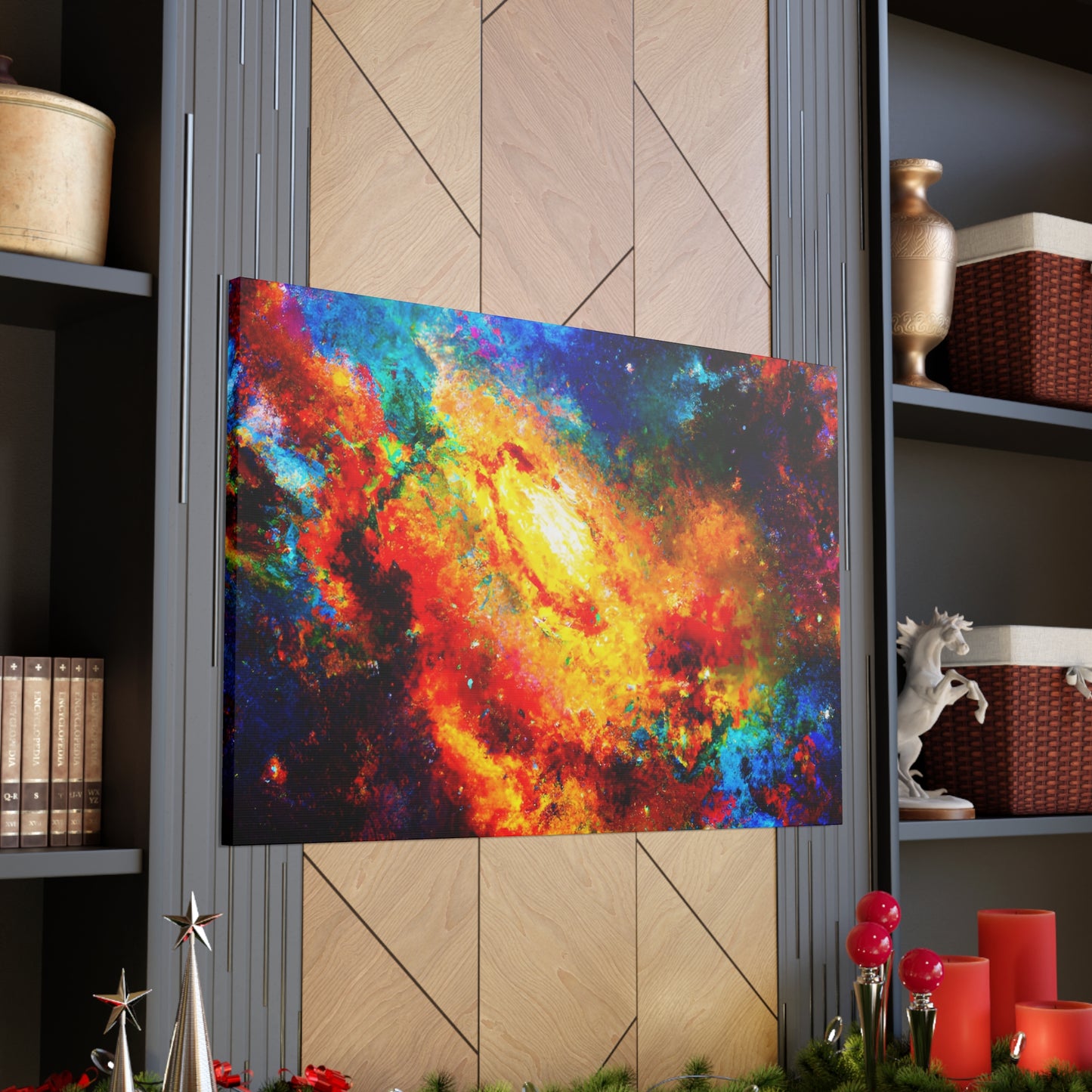 "Starlight Abstraction Vortex" - Canvas