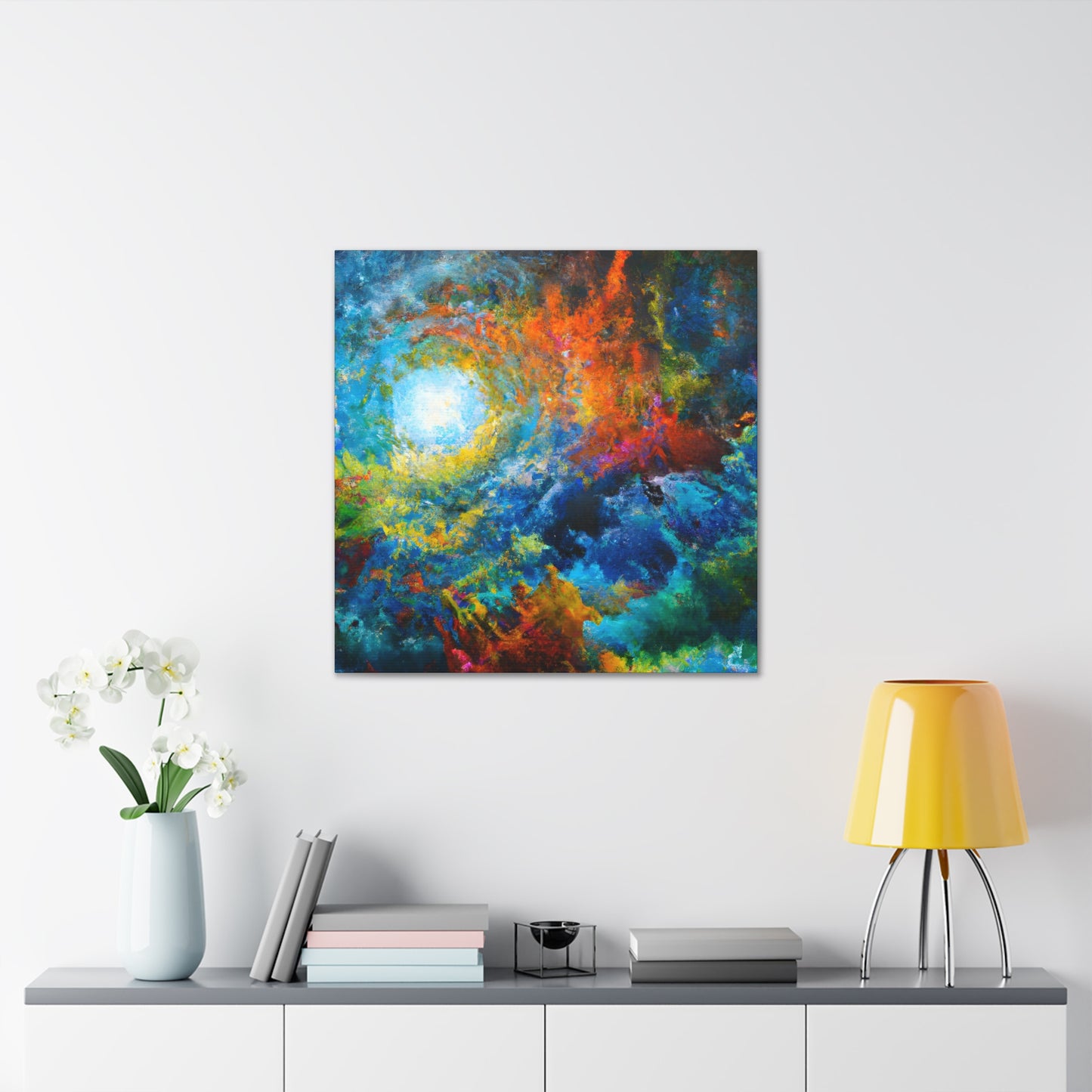 "Cosmic Expressionistic Dreamscape" - Canvas