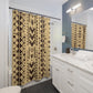 "Aztec Boho Shower Curtain: Vibrant & Chic!" - Shower Curtain