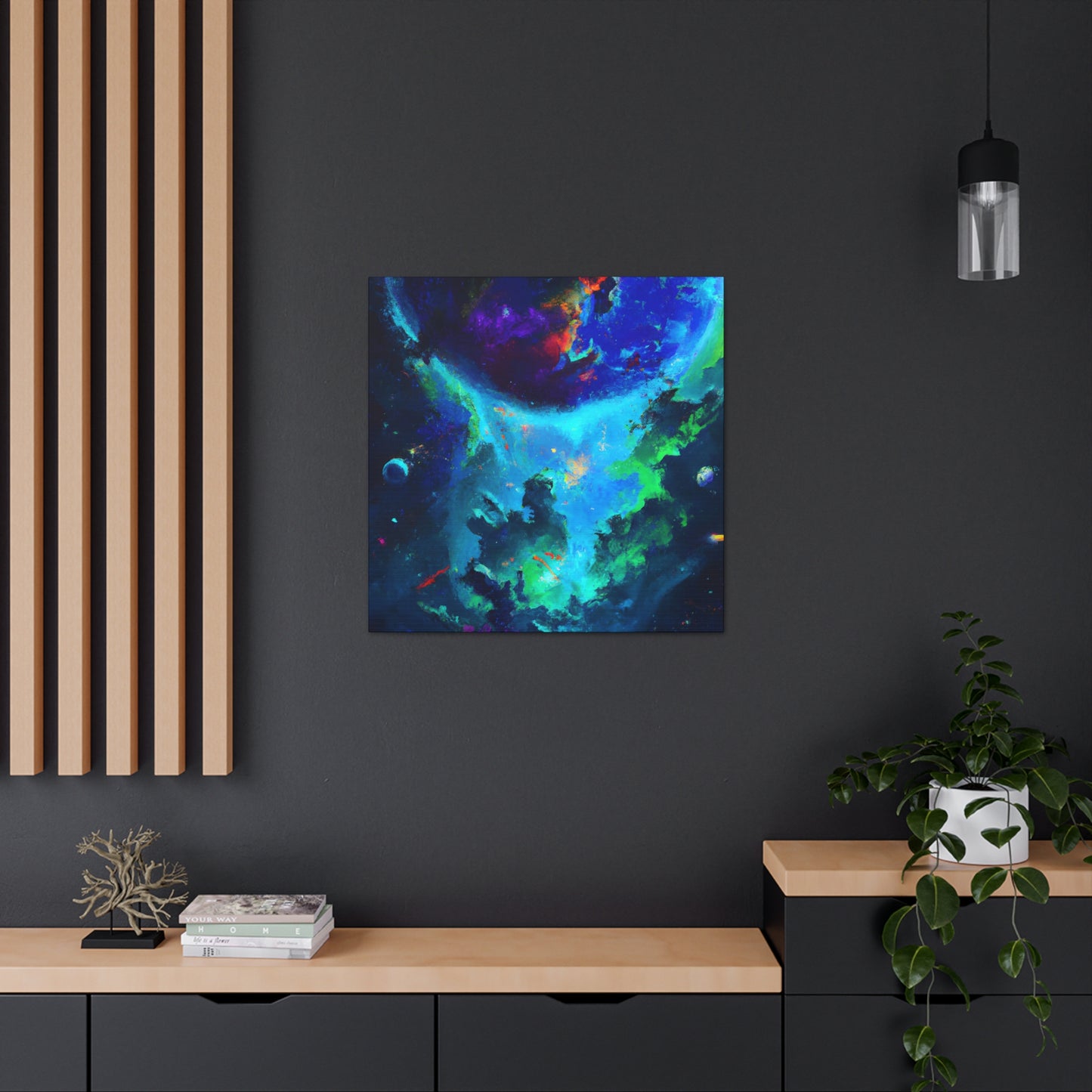 Cosmic Radiance Nebula - Canvas