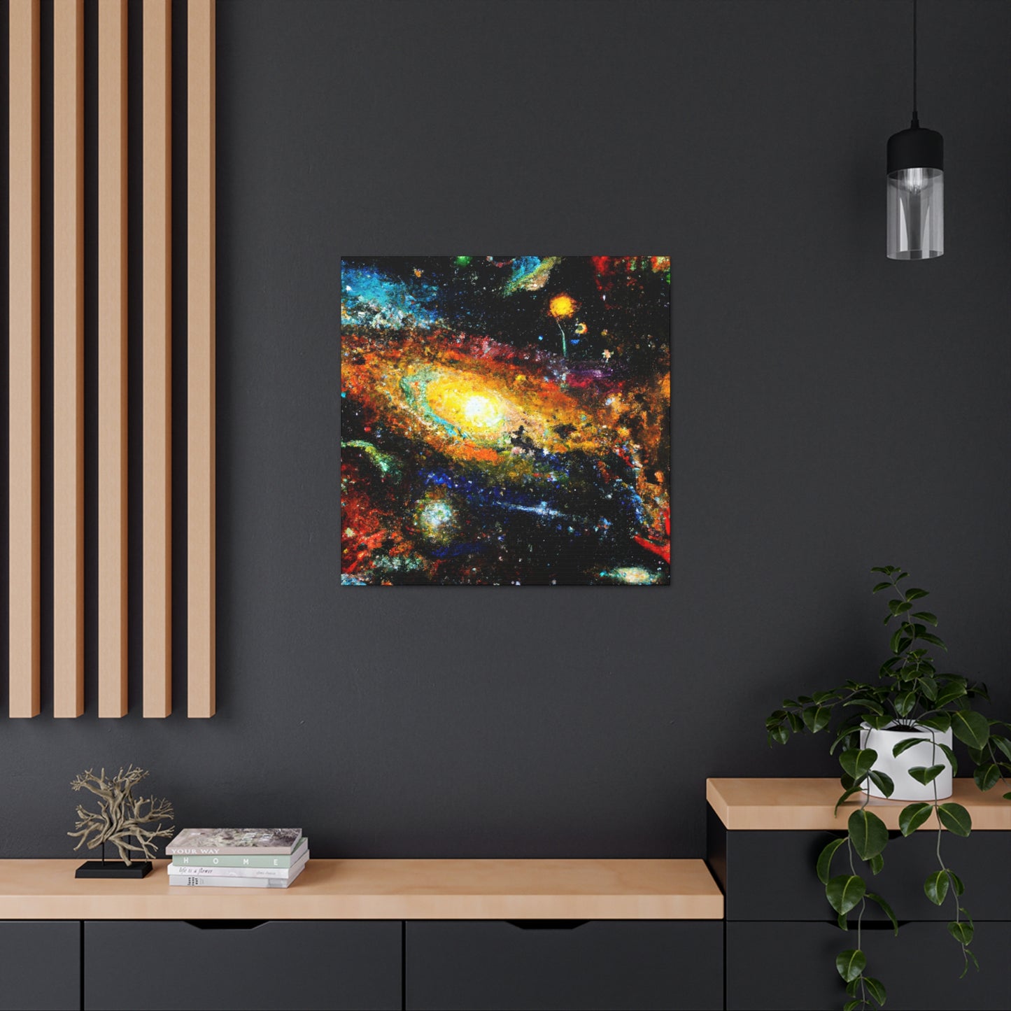 Cosmic Dreamscape Fusion. - Canvas