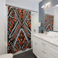 "Luxury Aztec Boho Shower Curtains" - Shower Curtain